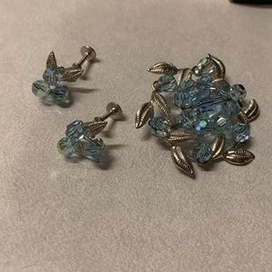 Vintage earrings/broach